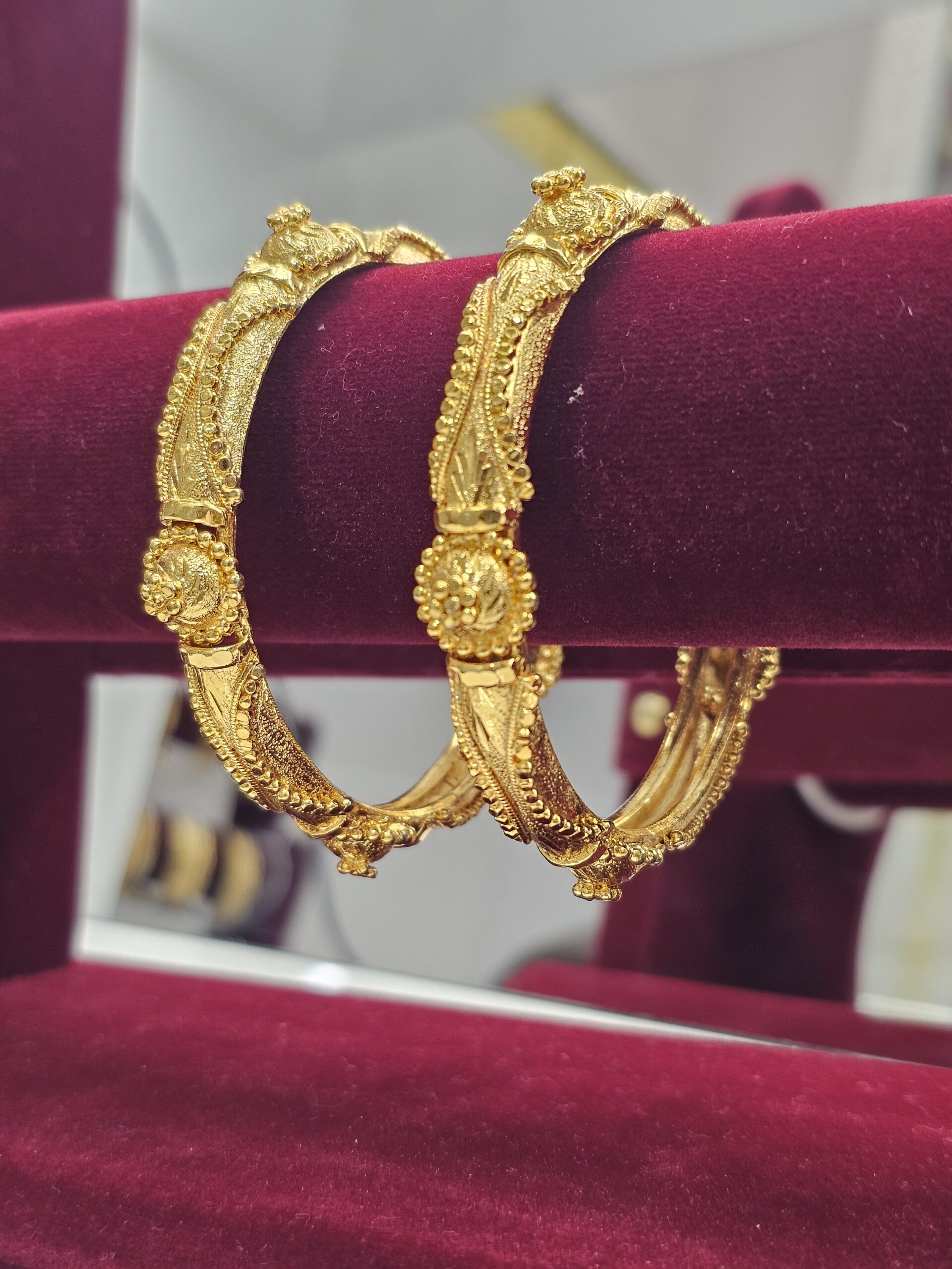 Gold Designer Bangles
